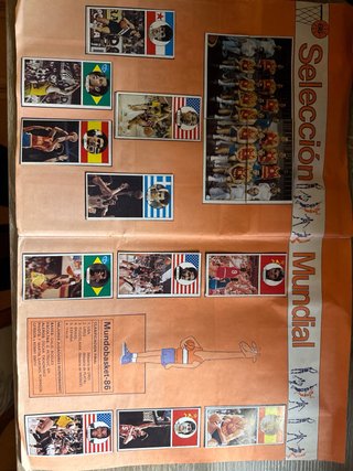 Album Cromos Baloncesto 1986-1987