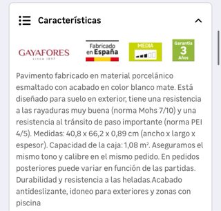 Suelo porcelánico Orion efecto piedra blanco 27 m2