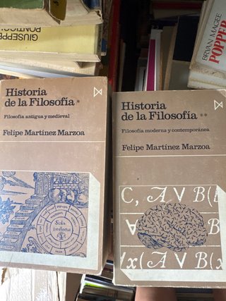 2 libros Historia de la filosofía