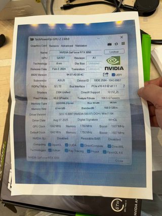 RTX 3050 6GB ASUS