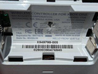 Mando Xbox One S + Adaptador PC Oficial + Batería