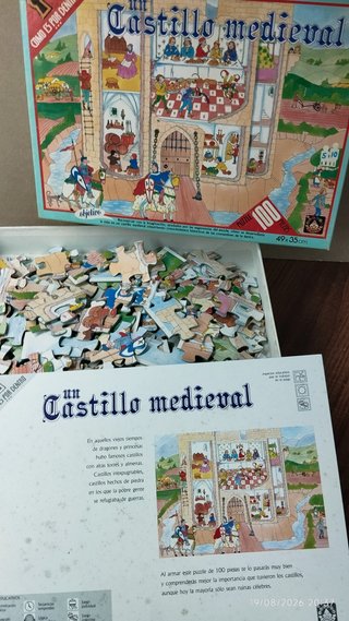2 Puzzles Infantiles: Mapamundi y Castillo