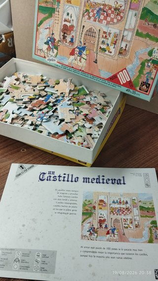 2 Puzzles Infantiles: Mapamundi y Castillo