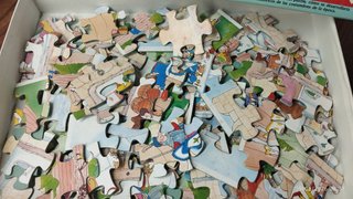 2 Puzzles Infantiles: Mapamundi y Castillo