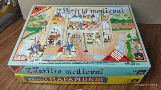 2 Puzzles Infantiles: Mapamundi y Castillo