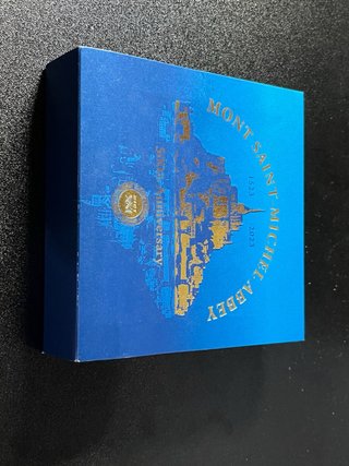 Moneda Plata 2 oz Mont Saint Michel 500 Aniversari