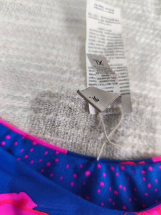 Braguita bikini maaji' floral azul y fucsia