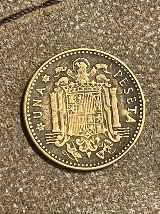 4 Monedas 1 Peseta Franco