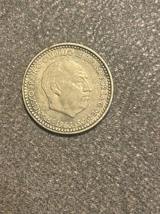 4 Monedas 1 Peseta Franco