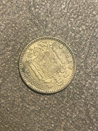 4 Monedas 1 Peseta Franco
