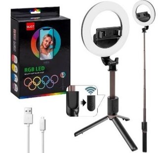 Aro LED colores con trípode