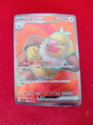 Cromo Pokémon - Groudon EX