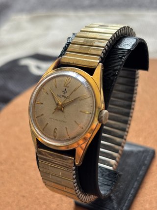 Reloj Verdal Mecánico Shock Resistant Dorado