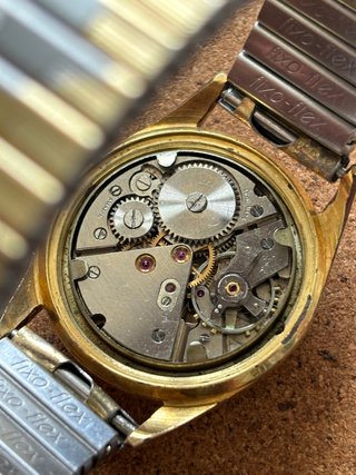 Reloj Verdal Mecánico Shock Resistant Dorado