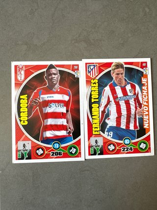Lote 22 Cromos adrenalyn xl liga 2014/15