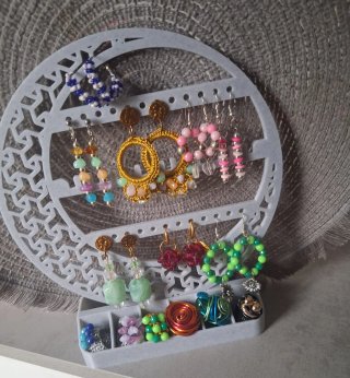 Joyero expositor de pendientes y anillos