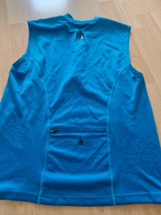 Camiseta Iron Man azul sin mangas