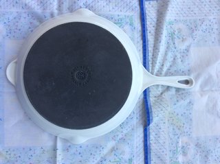 Sartén Le Creuset Hierro Fundido Gris/Blanco