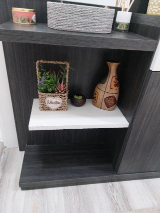 Mueble recibidor con espejo