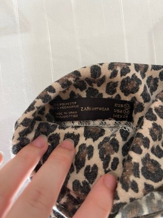 Camiseta estampado leopardo