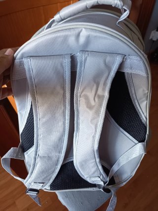 Mochila transportín para gatos transparente
