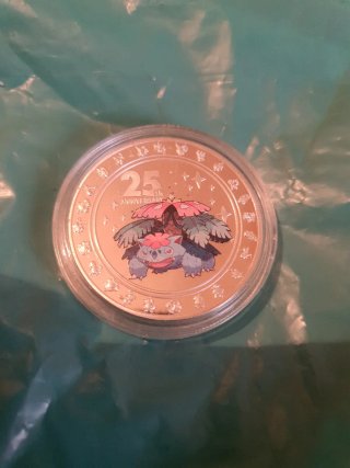 Moneda Pokémon 25 Aniversario Bulbasaur