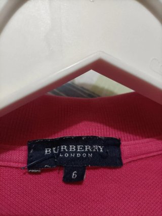 Polo Burberry Rosa Talla XL