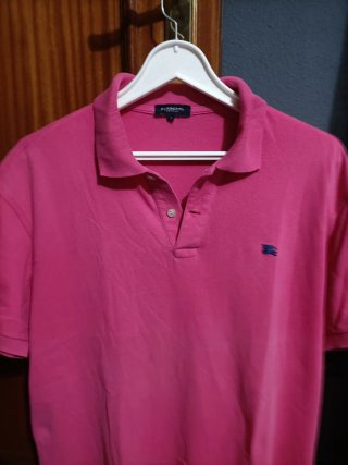 Polo Burberry Rosa Talla XL