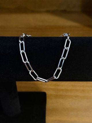 Pulsera Eslabones Rectangulares - Plata de Ley 925