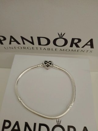 Pulsera Pandora Corazón Infinito Talla 18cm