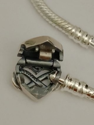 Pulsera Pandora Corazón Infinito Talla 18cm