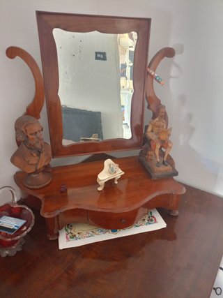 Specchiera Antica in Legno