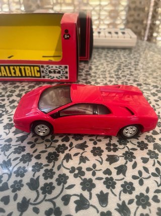 Coche Scalextric Tyco Rojo