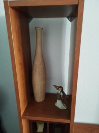 Mueble de entrada madera caoba