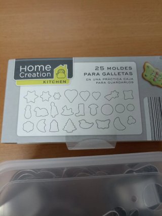 25 Moldes repostería Home Creation con caja