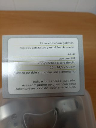 25 Moldes repostería Home Creation con caja