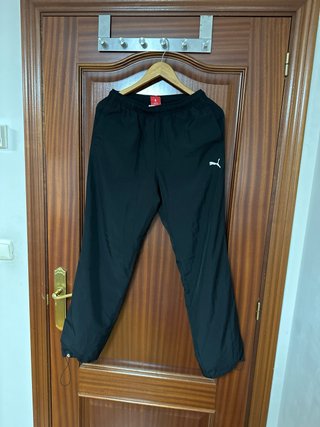 Pantalón Chándal Puma Negro Talla S Ajustable