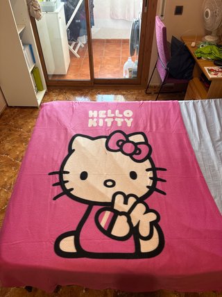 Manta Hello Kitty Rosa