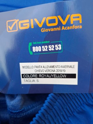 Kit allenamento Chievo Verona Blu Taglia S