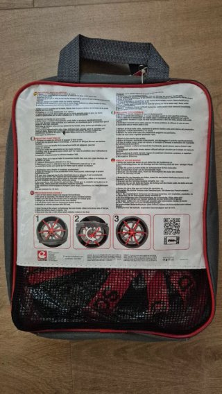Fundas de nieve textiles para ruedas de coche