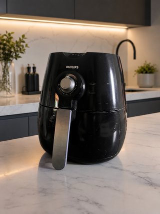 Freidora de aire Philips negra