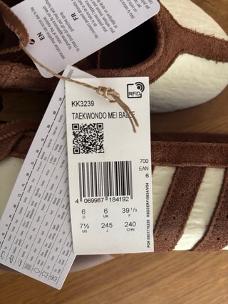 Adidas Taekwondo ballet 39 1/3