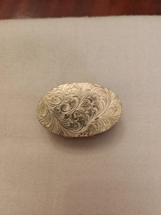 Pastillero Antiguo Micromosaico Italiano Oval