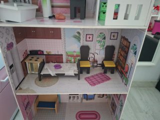 Casa de muñecas / Cocinita 2 en 1