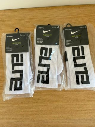 3 pares Nike Elite Crew calcetines 42-46