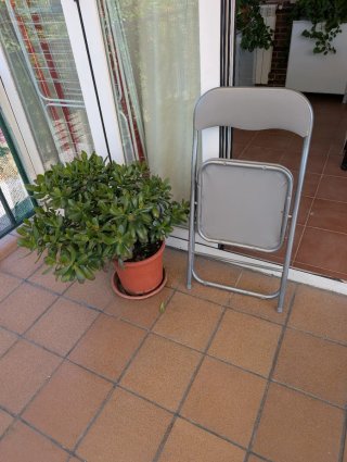 Dos sillas Plegables Ikea Beige/Gris