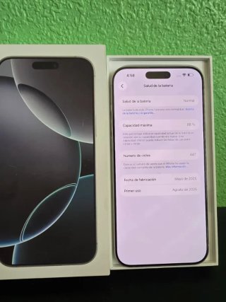 iPhone 16 Pro Max 256GB. Impecable+Factura