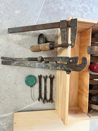 Lote herramientas carpintería antiguas