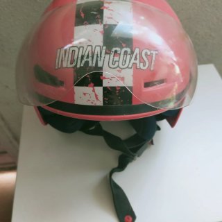 Casco de moto Indian Coast rosa