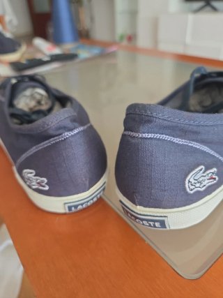 Zapatillas Lacoste Azul Marino y Blanco